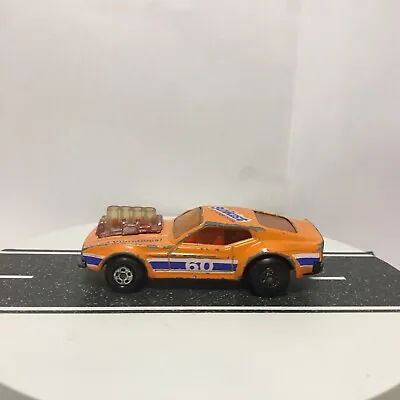 Matchbox Rolamatics Mustang Piston Popper Orange Sunkist Soda 1/64 1973 Vintage • $13.49