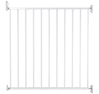 Baby Safety Gate White Wall Fix Pet Barrier Stair Doorway Safe Gates By Cuggl • £21.95