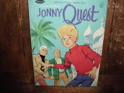 Vintage Jonny Quest Bandit Rare Hanna Barbera Coloring Book Whitman Used Nm 1965 • $71.99