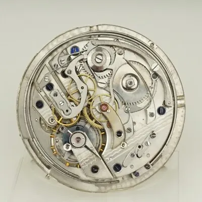 Rar! Repeater Chronograph Pocket Watch Movement Men's Taschenuhr No Fusee Duplex • $360