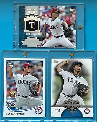 3ct. YU DARVISH (RC's) 2013 TOPPS - ALL-STAR ROOKIE (RC Cup) #165 MM-22 CH-80 • $2.95