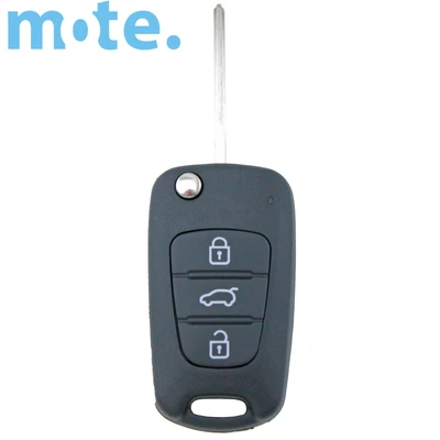 $8.50 • Buy To Suit Hyundai I30 I20 Elantra 3 Button Flip Key Remote Case/Shell/Blank