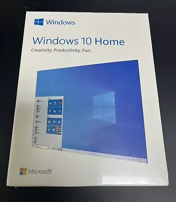 New Microsoft Windows 10 Home W/ USB Flash Drive | Single Device Activation • $69.99