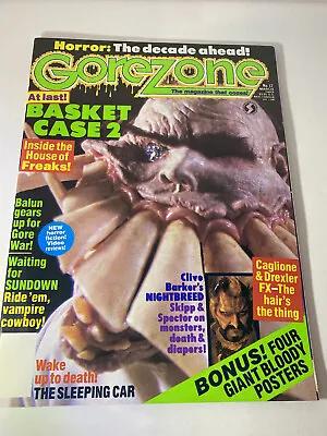 $14.99 • Buy Gorezone #12 Magazine Clive Barker, Basket Case 2