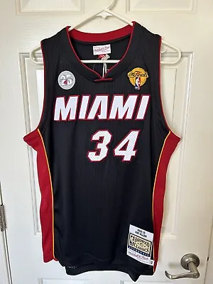 100% Authentic Mitchell & Ness Road Finals Jersey Miami Heat 2012 Ray Allen • $225