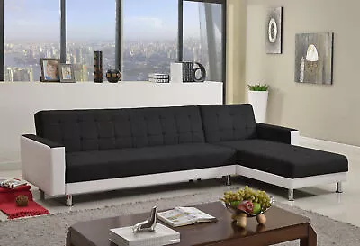 3M Linen Fabric 5 Seater Sofa Bed Modular Recliner Corner Futon Lounge Couch • $569.99