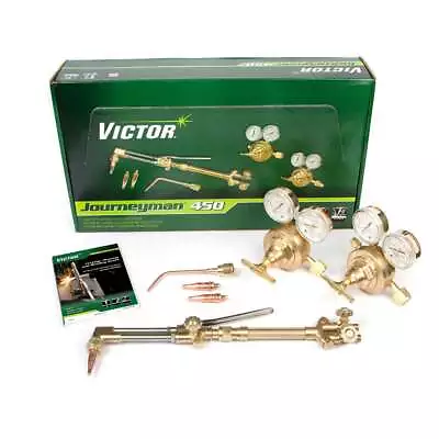 Victor 0384-0807 Journeyman 450 540/510 Acetylene Torch Outfit Classic Regulator • $678.99