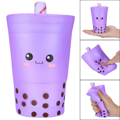 $18.44 • Buy Jumbo Squishies Cute Milk Cups Cream Scented Squishies Slow Rising Charm Toy
