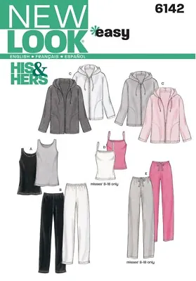 New Look Ladies Easy Sewing Pattern 6142 Tracksuit Tops Pants & Jackets ... • £12.49