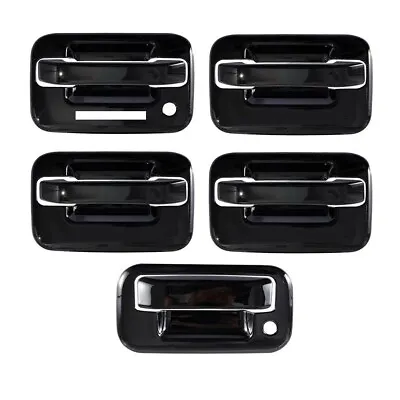 $29.99 • Buy For 04-14 Ford F150 F-150 GLOSS BLACK 4 Dr WITH Key Pad + Tailgate Handle Covers
