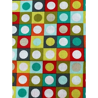 Fabric - OOP Michael Miller Bot Dot In Retro Colors 100% Cotton By The Half Yard • $5.95