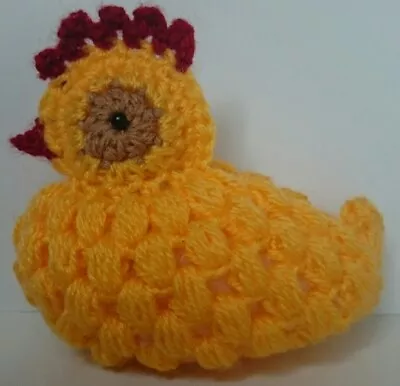 Easter Handmade Crochet Chick Chicken Yellow Decoration  • £2.80