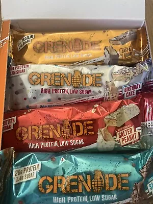 £23 • Buy GRENADE PROTEIN BARS MIXED BOX 12 BARS X 60G Jaffa Birthday Cake Salted Caramel