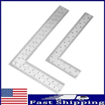 Mini Framing Ruler Precision Stainless Steel Square For Building Framing Gauges • $7.70