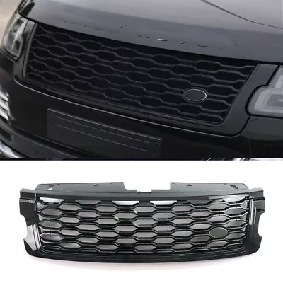 Front Grill Bumper Upper Mesh Grille Fit For Range Rover L405 2018-2022 Black • $139.99