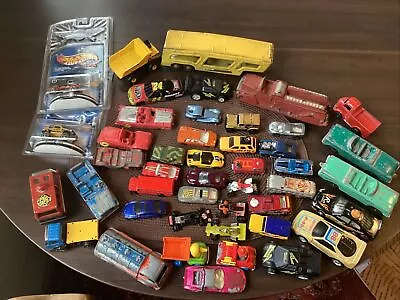 Vintage Toy Car Lot Diecast Tootsietoy Hotwheels Matchbox Plastic Tin Mix • $9.99