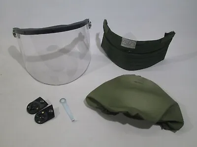 £26.99 • Buy British Army MK6 Helmet Visor Set Clips Cover Neck Protector Airsoft Surplus