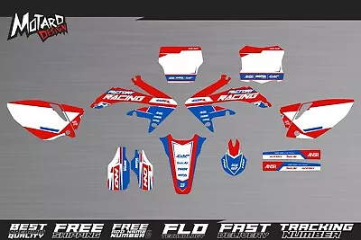 Graphics Kit For Honda CRF 450 R 2005 2006 2007 2008 Decals Stickers By Motard • $159.90