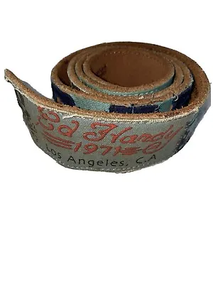 ED HARDY BELT Genuine Leather Size L One Of A Kind By Christian Audigier • $67.88