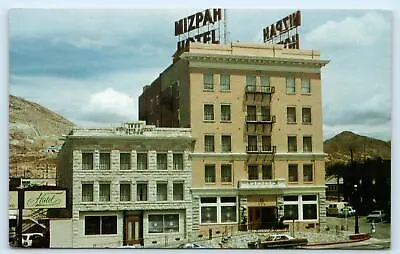 TONOPAH NV Nevada ~Historic  MIZPAH HOTEL 1982 Roadside Nye County Postcard • $7.98