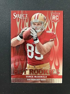 2013 Panini Select Hot Rookies Vance McDonald #25 Rookie RC • $1.70