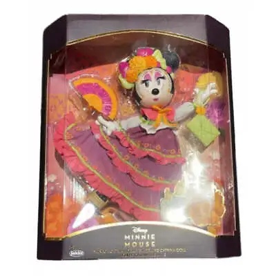 Disney Parks Epcot Mexico Minnie Mouse Deluxe Catrina Doll • $46