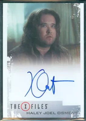 X-Files Season 10 & 11 Haley Joel Osment As Davey James  Autograph Card • $1.99