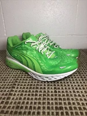 Puma Bioweb Elite Men 9.5 Shoes Webcage Running  Lime Green NICE ! Clean!!!!!! • $30