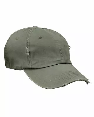 Unisex Distressed Military Fidel Cadet Army Hat 100% Cotton Twill Cap • $6.49