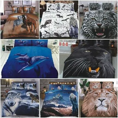 3D Amazing Duvet Bed Quilt Cover Set Single Double King & Super King 2024 Design • £14.39