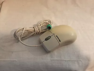 Vintage Microsoft Intellimouse 1.2A 2 Button Mouse PS/2 Compatible Mechanical • £12.99