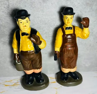 Vintage Laurel And Hardy 7.5  Figures Painters/Handymen Classic Comedy Duo • £12.99