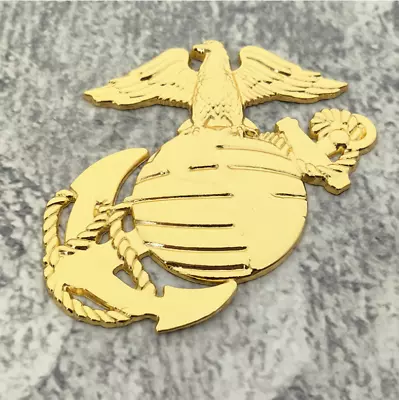 2PCS Car Emblem Marine Corps Metal Logo Eagle Badge Rear Bumper Car Body Sticker • $9.99