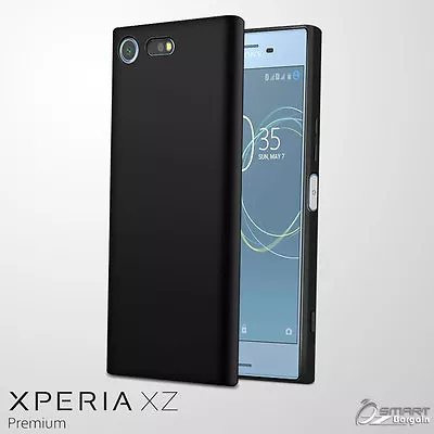 $4.99 • Buy Black Soft  Gel TPU Jelly Case Cover For Sony Xperia XZ Premium