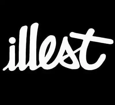 ILLEST JDM DRIFT IMPORT STICKER DECAL 200 X 88mm • $5.45