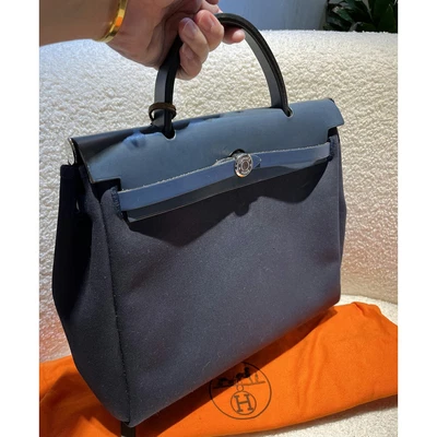 $1970.10 • Buy Hermes Herbag PM 2way Canvas Leather Premium Ladies Women's Shoulder Handbag