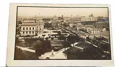 RPPC GalvestonTX View Of Downtown Texas Real Photo Post Card Vintage • $15