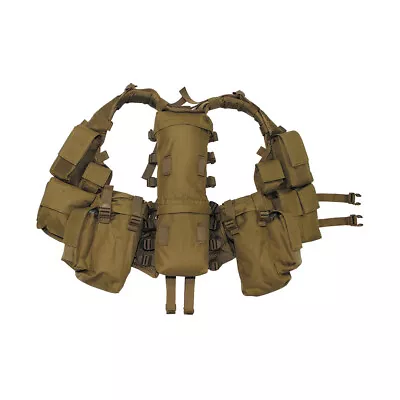 MFH South African Tactical Assault Vest Coyote Tan Airsoft Shooting Softair 6mm • £55.43