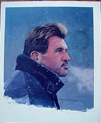  Mike Ditka   Chicago Bears   Lithograph Signed By Merv Corning Coa • $46.31