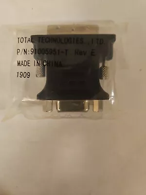 PNY 91005951-T DVI-I (male) To VGA (female) DB-15 Adapter New • $4