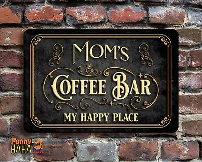 Coffee Bar Vintage-Style Aluminum Sign - Personalized • $24.99