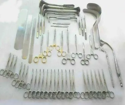 Basic Laparotomy Set 104 Pcs Surgical Instruments Surgery Medical Abdominal Gold • $401.26