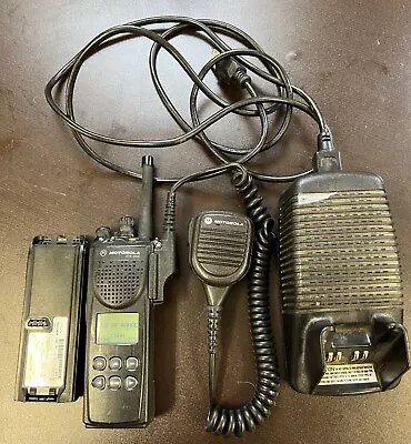 MOTOROLA XTS3000 RADIO 450 To 512 UHF WITH CHARGER MIC AND EXTRA BATTERY USED • $100