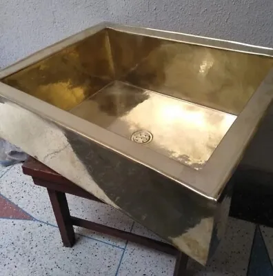 Beautiful Handmade Moroccan Brass Farmhouse Chicken Sink • £300