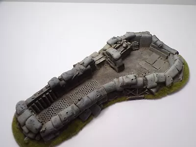 Warhammer 40k Terrain Scenery Trench Redoubt Fortification Sandbag Bunker • $50