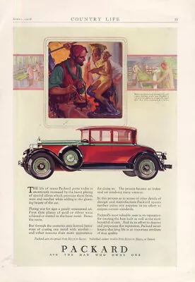 Heavy Plating Of Special Alloys: Packard Coupe Ad 1928 CL • $9.99
