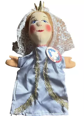 Vintage KERSA Prinsezzin #254 Satin Cloth German Hand Puppet Circus Toy W/ Label • $22.80