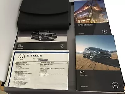 2018 Mercedes GLA250 Owners Manual Book Set OEM Case • $55