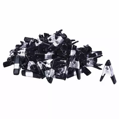100 Pc Mini Metal Spring Clamps 2 - Loaded Steel Clips • $53