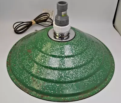 Vintage MCM Revolving Rotating Musical Christmas Tree Stand Green-Silver Speck • $78.88